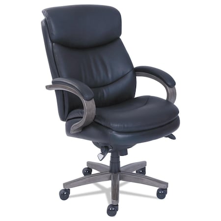 Guest Room LZB High-Back Wood Executive Chair Black GU3200849